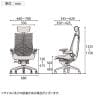 ITOKI オフィスチェア アクト2 PVC ヘッドレスト 樹脂脚 アジャスタブル肘 ランバーサポート ウレタンキャスター 事務椅子 再生ポリエステル W2-18