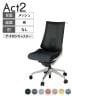ITOKI オフィスチェア アクト2 アルミミラー脚 肘なし ランバーサポート ナイロンキャスター 事務椅子 ハンガー付き 座:再生ポリエステル ZN