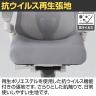 ITOKI オフィスチェア アクト2 クロス ヘッドレスト 樹脂脚 アジャスタブル肘 ランバーサポート ナイロンキャスター 事務椅子 背:抗ウイルスメッシュ GN-17