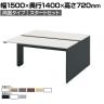 【本体】ITOKI(イトーキ) INTERLINK R インターリンクRパネル脚・両面タイプスタートセット フリーアドレスデスク 幅1500×奥行1400×高さ720mm CLR-154SES