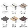 【追加/増設用】ITOKI(イトーキ) アフィーノ ワークベンチ 両面タイプ アルミ塗装脚 会議机 メラミン化粧板 幅1400×奥行1400×高さ720mm 日本製-1