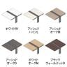 【追加/増設用】ITOKI(イトーキ) アフィーノ ワークベンチ 両面タイプ アルミ塗装脚 会議机 メラミン化粧板 幅1500×奥行1600×高さ720mm 日本製-1