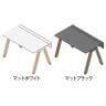 【本体】ITOKI(イトーキ) アフィーノ フリーアドレスデスク ワークベンチ 片面タイプ 木製脚 会議机 アクリル化粧板 幅1400×奥行700×高さ720mm 日本製-1