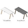 【本体】ITOKI(イトーキ) アフィーノ フリーアドレスデスク ワークベンチ 片面タイプ 木製脚 会議机 アクリル化粧板 幅1800×奥行700×高さ720mm 日本製-1