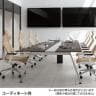 【追加/増設用】ITOKI(イトーキ) アフィーノ ワークベンチ 片面タイプ アルミミラー脚 会議机 メラミン化粧板 幅3000×奥行700×高さ720mm 日本製-2