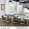 【追加/増設用】ITOKI(イトーキ) アフィーノ ワークベンチ 片面タイプ 木製脚 会議机 アクリル化粧板 幅1800×奥行800×高さ720mm 日本製-3