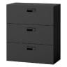 ITOKI(イトーキ) eS cabinet エスキャビネット 3段引き出しタイプ(下段用) スマートロック(オートロック機構) 配線工事不要 ラッチ付き ブラック 幅900×奥行450×高さ1038mm | H2-M1090AKS-T1 | イトーキ 書庫 スチールキャビネット 書類棚-19