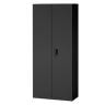 ITOKI(イトーキ) eS cabinet エスキャビネット 両開き扉タイプ(下段用) スマートロック(オートロック機構) 配線工事不要 ラッチ付き ブラック 幅900×奥行450×高さ2076mm | H2-M2190HSS-T1 | イトーキ 書庫 スチールキャビネット 書類棚-19
