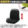 ITOKI ボニートチェア バリュ―タイプ 肘なし オフィスチェア 布張り ナイロン双輪キャスター KT-170GK-9