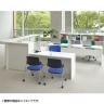 プラス b-Foret ビーフォレット ローコーナーカウンター 受付カウンター 本体ホワイト 幅585×奥行585×高さ700mm BF-L-90-3