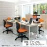 GT-1270 | GTシリーズ ワークテーブル オフィスデスク 平机 事務机 配線穴付き 幕板付き 幅1200×奥行700×高さ700mm-3