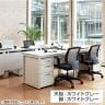 GT-1270 | GTシリーズ ワークテーブル オフィスデスク 平机 事務机 配線穴付き 幕板付き 幅1200×奥行700×高さ700mm-4
