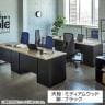 GT-1270 | GTシリーズ ワークテーブル オフィスデスク 平机 事務机 配線穴付き 幕板付き 幅1200×奥行700×高さ700mm-5