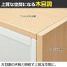 [オプション]JE-1145-SP | Je 保管庫 ウッドパネル側板 奥行450mm用 幅450×奥行18×高さ1117mm プラス(PLUS)-3