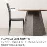 ダイニングテーブル 丸 ALT 4人 食卓テーブル 木目 大理石調 ラウンドテーブル ウッディモダン テーブル 4人掛け 円形 丸テーブル 幅1000×奥行1000×高さ700mm-16