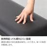 幅750mm 2人掛け ダイニングベンチ NOAS 合皮 ベンチチェア リビングベンチ 食卓ベンチ 長椅子 モダン ベンチ おしゃれ ベンチ椅子 シンプル 黒 ブラック グレー-5