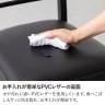 2人用 伸長式 ダイニングテーブルセット 3点 NOAS メラミン テーブル 伸縮 大理石調 モダン ダイニングチェア おしゃれ 黒 白 ブラウン (幅900mm 1200mm 食卓テーブル×1 回転椅子×2)-10