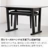 幅900mm 幅1200mm 伸長式 ダイニングテーブル メラミン NOAS 大理石調 エクステンション テーブル 伸縮 2人 4人 食卓テーブル おしゃれ モダン 黒 ブラック 白 ホワイト-11