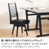 【4脚セット】回転 ダイニングチェア NOAS 肘なし PVC 合皮 椅子 回転式 チェア リビングチェア 食卓椅子 おしゃれ デザインチェア モダン 黒 ブラック ブラウン-3