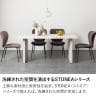 【設置無料】4人用 ダイニングテーブルセット 5点 STONEA 石目 メラミン テーブル モダン ダイニングチェア おしゃれ 白 ホワイト (幅1600mm 食卓テーブル×1 食卓椅子×4)-7