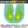 メッシュオフィスチェア 高通気性 シンクロロッキング機構 体圧分散クッション 樹脂フレーム 幅662×奥行600×座面高430～515mm CKH22-7