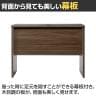 ワークデスク シンプルデザイン レイアウト自在 ホームオフィス コードホール付属 幅1200×奥行600×高さ720mm-14