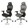メッシュオフィスチェア 多機能 シンクロロッキング機能搭載 各種調節機能 オールメッシュ エルゴノミクス 幅670×奥行660×座面高さ425～480mm-1