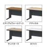 LDCデスク オフィスデスク 事務机 平机 配線ホール付き L型脚 幅1400×奥行700×高さ700mm LDC-H147B ブラックフレーム-1
