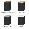 LDCデスク 脇机 サイドキャビネット オフィスデスク 事務机 2段 幅400×奥行700×高さ700mm LDC-WD2B 鍵付き ダブルサスペンションレール ブラックフレーム-1