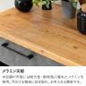 キッチンカウンター AURA メラミン天板 引き出し 開き扉収納 キッチン収納 オープン収納 食器棚 日本製 幅1800×奥行490×高さ870mm-6