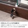 ハイタイプ コレクションケース ガラス LED 照明付き 背面ミラー 収納 棚 フィギュアケース ショーケース コレクションボード 幅700×奥行320×高さ1550mm ディスプレイ 収納ケース ケース 展示-7