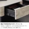 ローテーブル オーヴ ORV 収納 引き出し セラミック 大理石柄 座卓 センターテーブル モダン シンプル リビングテーブル おしゃれ リビング 完成品 幅1050×奥行550×高さ300mm-15