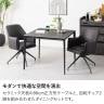 【設置無料】4人用 ダイニングテーブルセット 5点 ORV セラミックテーブル コンセント付き 回転 ダイニングチェア モダン ダイニングセット おしゃれ (幅1500mm 食卓テーブル×1 食卓椅子×4)-8