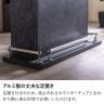 カウンターテーブル セラミック天板 収納付き 日本製 バーカウンター 対面 間仕切り ホームバー シンプルモダン ダイニング 完成品 幅1200×奥行450×高さ970mm 飲食店 ホテル ラウンジ 休憩スペース-12