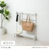 コンパクト伸縮カバンラック フック付き コートハンガー ハンガーラック 玄関 小物収納 棚付き 固定脚 幅555～900×奥行180×高さ895mm-3