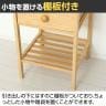 Bamboo サイドテーブル コンセント2口付き 竹材 SDGs 引き出し 小物収納 幅400×奥行400×高さ610mm-11