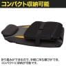 シートマッサージャー セララ マッサージシート マッサージ器 軽量 コンパクト収納 オートオフタイマー 椅子固定 背中 腰 コリ 幅440×奥行340×高さ630mm-5