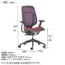 スチールケース シリーズワン Steelcase Karman オフィスチェア デスクチェア 事務椅子 パソコンチェア メッシュ マーレフレーム 肘付 キャスター付き アジャスタブル肘 4Dアーム 座面高さ調節 419A000MO4D-F2-1
