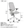 スチールケース シリーズワン Steelcase Karman オフィスチェア デスクチェア 事務椅子 パソコンチェア メッシュ シーガルフレーム 肘付 キャスター付き アジャスタブル肘 4Dアーム 座面高さ調節 419A000SS4D-F1-1