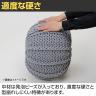 ハンドニッテッド コットン プフ 直径400mm オットマン 足置き サイドテーブル ラウンドクッション フロアクッション おしゃれ 北欧 モロッカン インテリア 丸-11