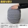 ハンドニッテッド コットン プフ 直径500mm オットマン 足置き サイドテーブル ラウンドクッション フロアクッション おしゃれ 北欧 モロッカン インテリア 丸-11