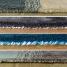 ハンドルーム ヴィスコース FADE ストライプ 1600×2300mm ラグ マット コットン ヴィスコースレーヨン モダン 手織り ハンドメイド リビング 寝室 ベッドルーム-15