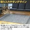 ハンドウィーブ ウール ラグ PEDRO 1400×2000mm デニムグレー マット 厚手 コットン 手織り ハンドメイド 北欧風 北欧インテリア シック リビング 寝室 長方形-7