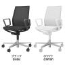 コクヨ ファブレ FABRE メッシュタイプ ポリッシュ脚 サークル肘 ナイロンキャスター オフィスチェア ミーティングチェア 会議用椅子 C01-P151MW-1
