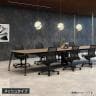 コクヨ ファブレ FABRE メッシュタイプ ポリッシュ脚 サークル肘 ナイロンキャスター オフィスチェア ミーティングチェア 会議用椅子 C01-P151MW-6