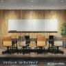 コクヨ ファブレ FABRE メッシュタイプ ポリッシュ脚 アルミサークル肘 ナイロンキャスター オフィスチェア ミーティングチェア 会議用椅子 C01-P161MW-4