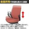 コクヨ ピコラリビナ picora livina スタンダードタイプ ローバック 布張り ブラック脚 本体ブラック ゴム単輪キャスター オフィスチェア C10-B11CG-BK-12