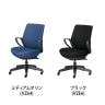 コクヨ ピコラリビナ picora livina スタンダードタイプ ローバック PVCレザー ブラック脚 本体ブラック ゴム単輪キャスター オフィスチェア C10-B11SG-BK-1