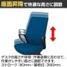 コクヨ ピコラリビナ picora livina スタンダードタイプ ハイバック 布張り ブラック脚 本体ブラック ナイロンキャスター オフィスチェア C10-B12CW-BK-12