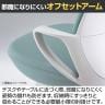 コクヨ ピコラリビナ picora livina スタンダードタイプ ミニバック PVCレザー ブラック脚 本体ホワイトグレー ナイロンキャスター オフィスチェア C10-B19SW-E1-10